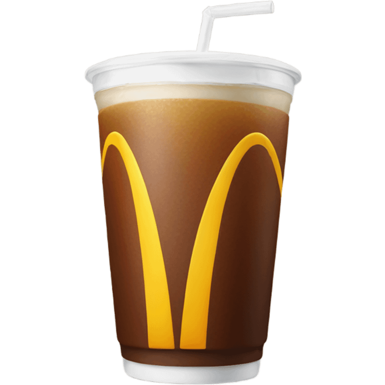 Large McDonald’s drink emoji