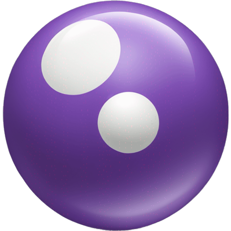 pastel purple eight ball emoji