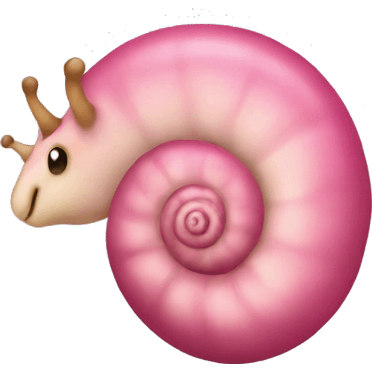 Caracol rosa emoji