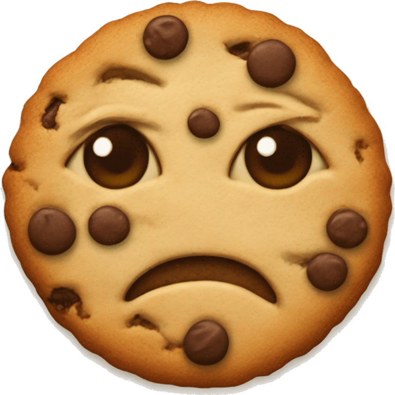 A cookie  emoji