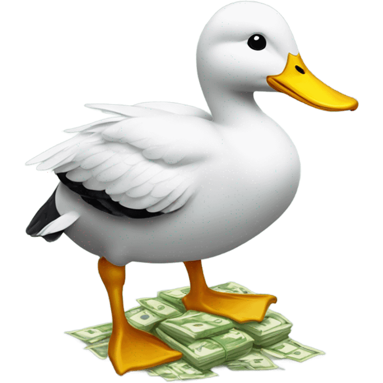 duck with money emoji