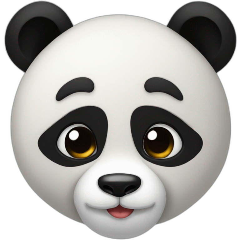 Panda kiss emoji