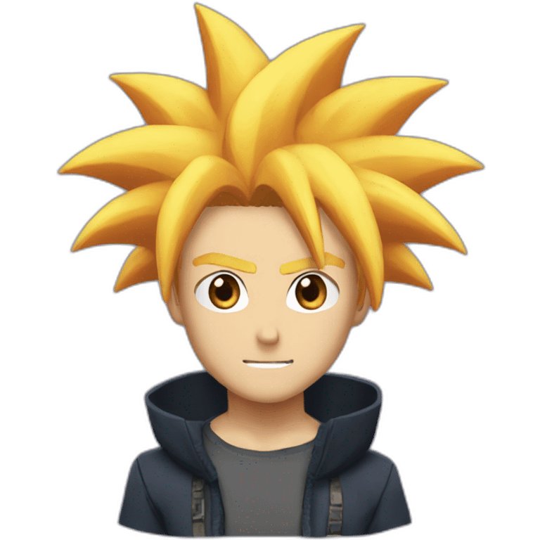 Naruto big hair emoji