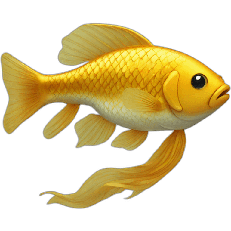 Golden fish emoji