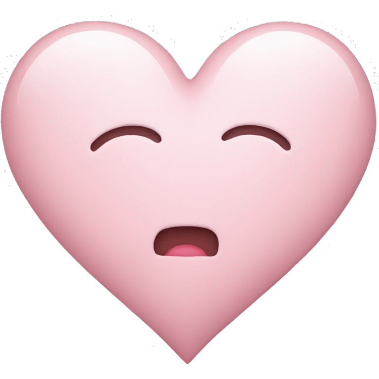 light pink heart emojie  emoji