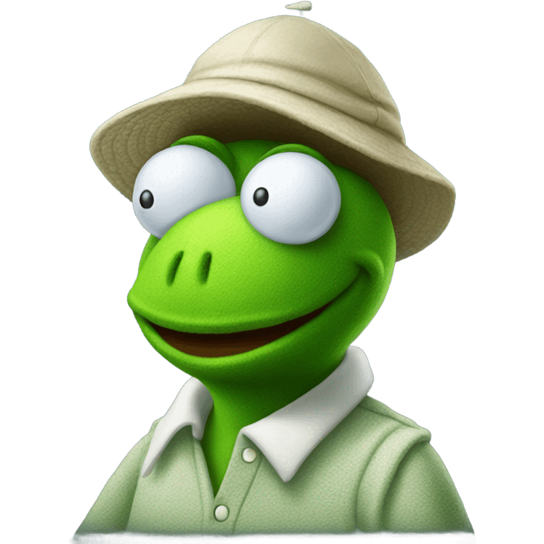 Golf Kermit emoji