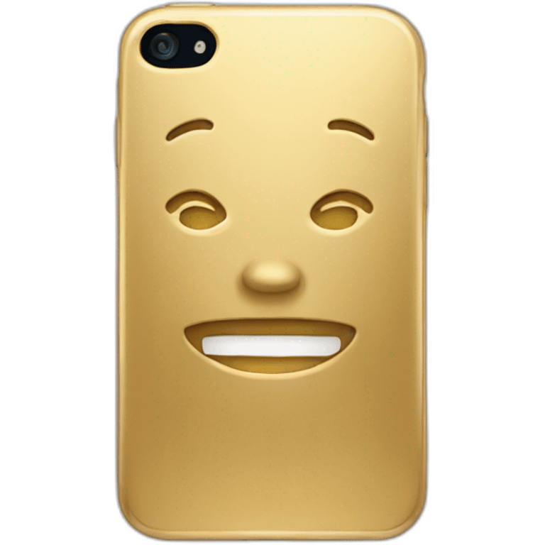 gold iphone emoji