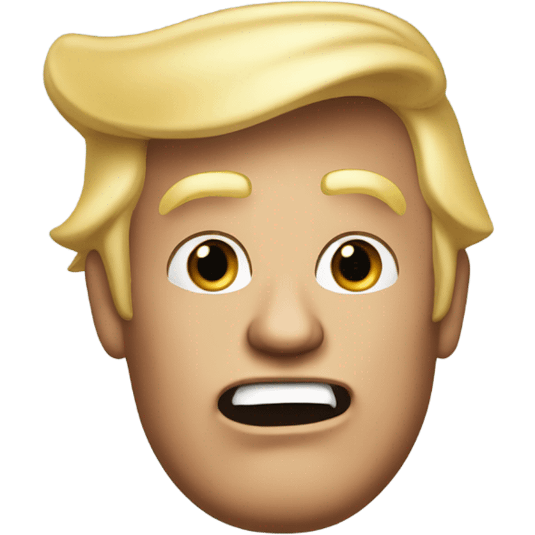 Cartoon Donald Trump  emoji