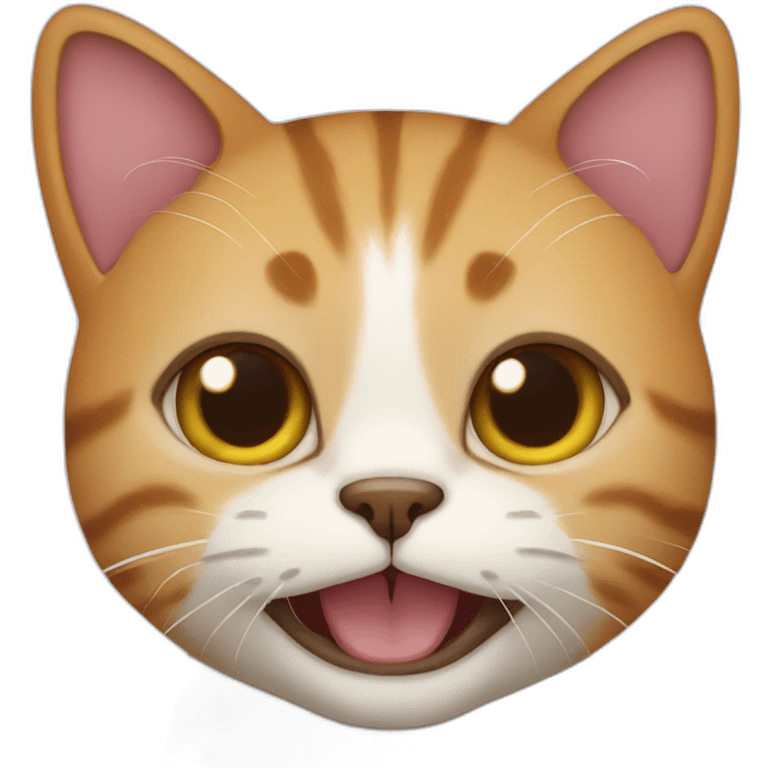 cat with human mouth emoji