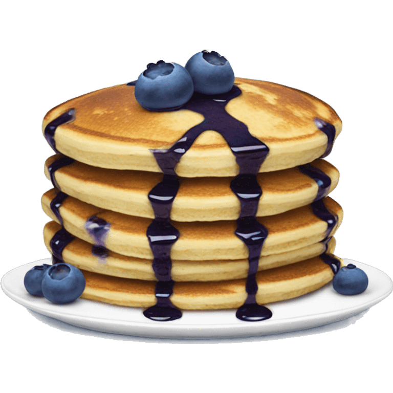 Blueberry pancakes  emoji