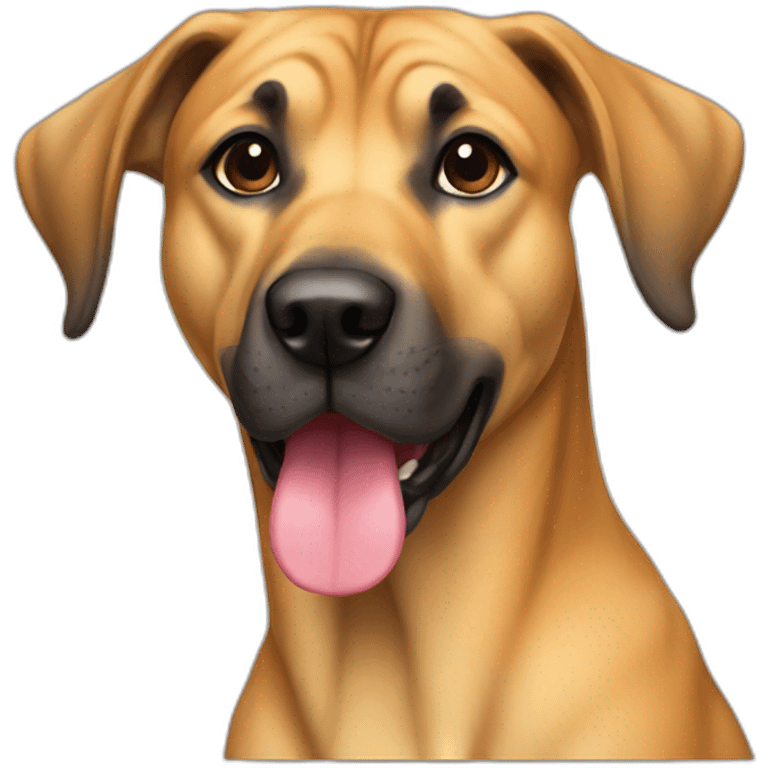 dog black mouth cur emoji