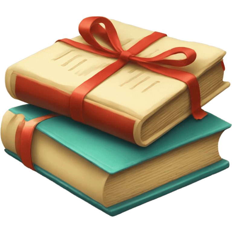 book and gift emoji