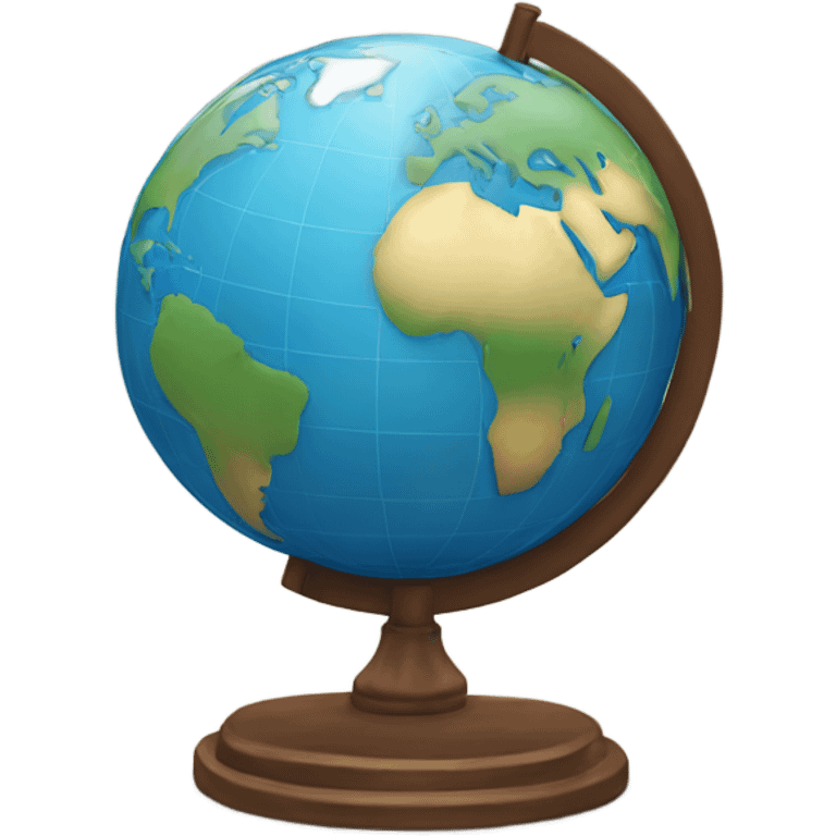 Globe with Meridians emoji