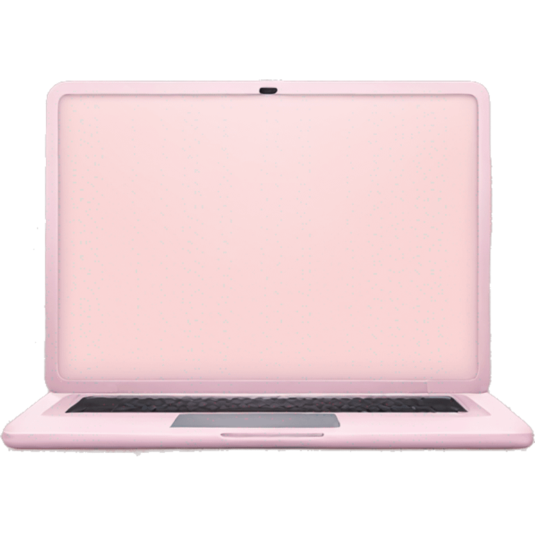 Light pink laptop emoji