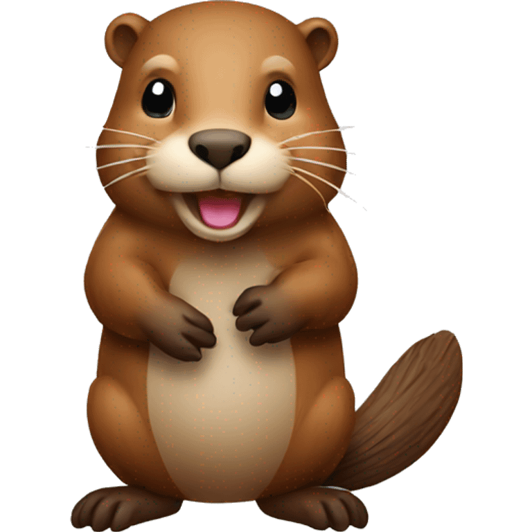 Beaver WITH TAIL emoji