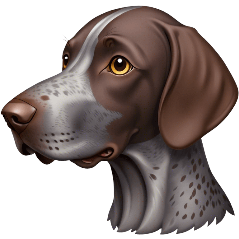 German Shorthaired pointer old emoji