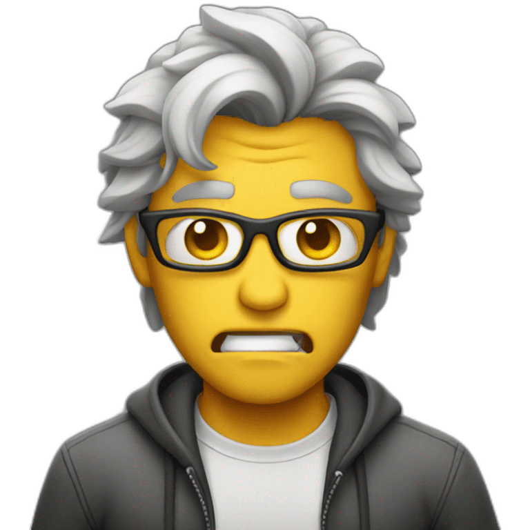 developer raged with designer emoji