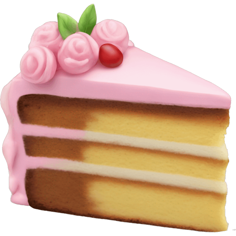 Slice of cake emoji