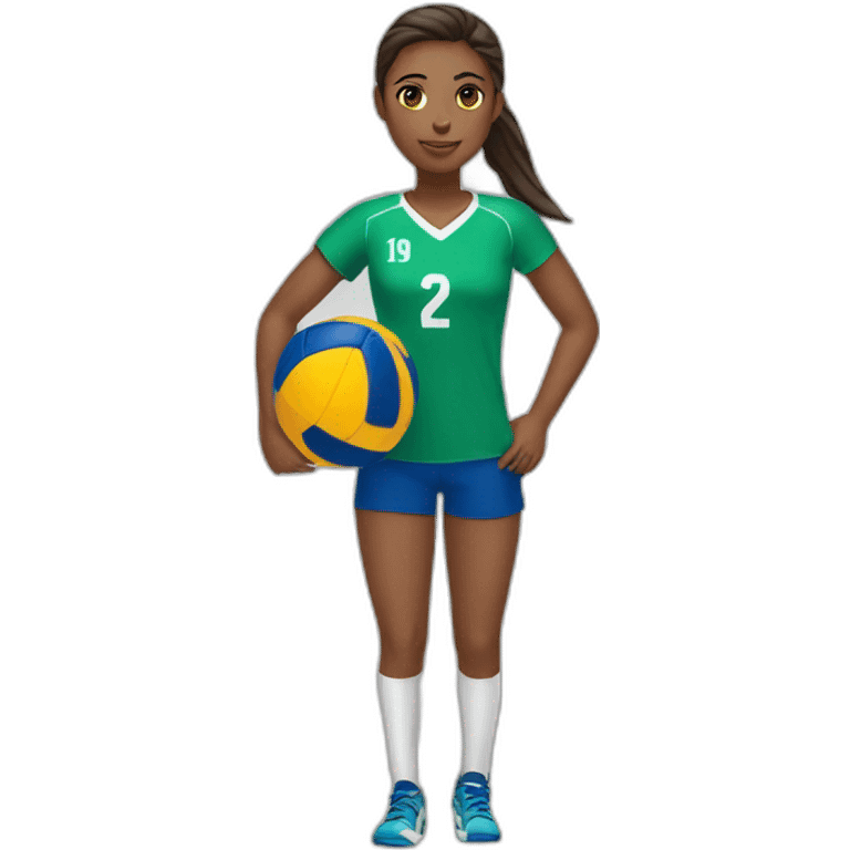 voleibol-girl emoji