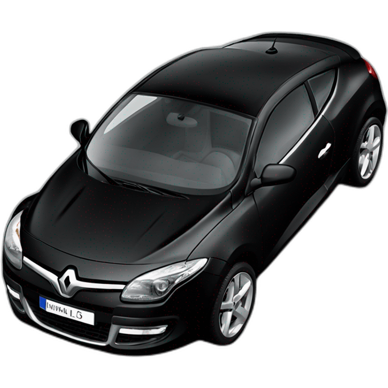 Renault Megane 2 cc noir emoji