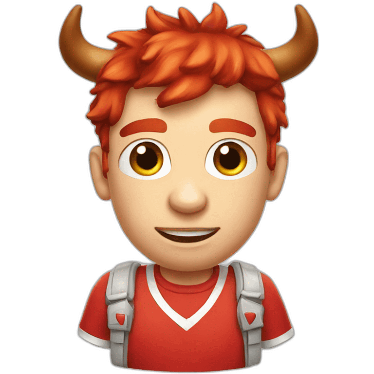 red cow gamer emoji