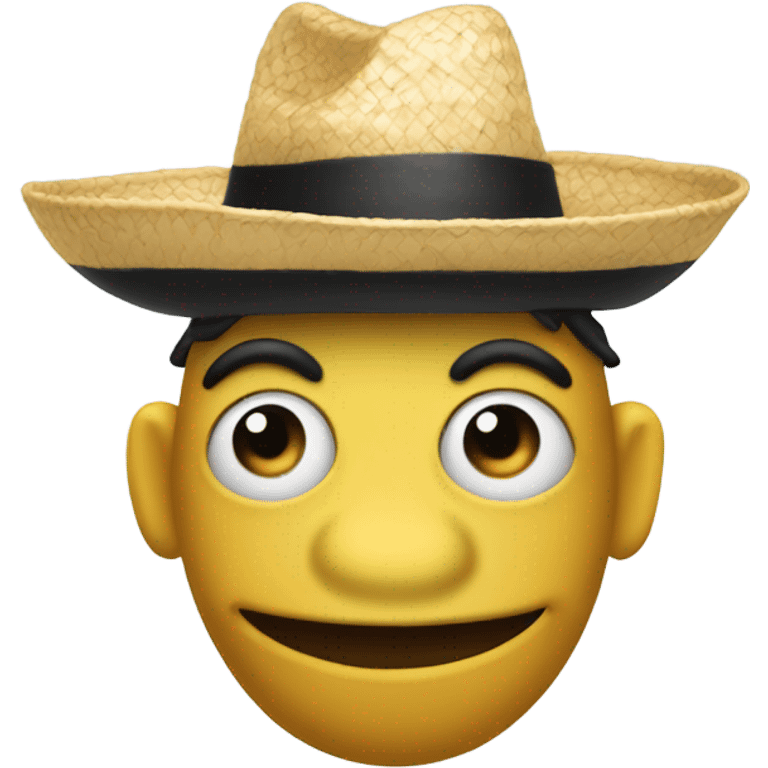 Sapo con sombrero emoji