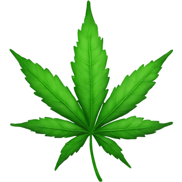 Weed leaf emoji