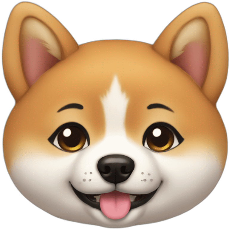 Cute little Shiba  emoji