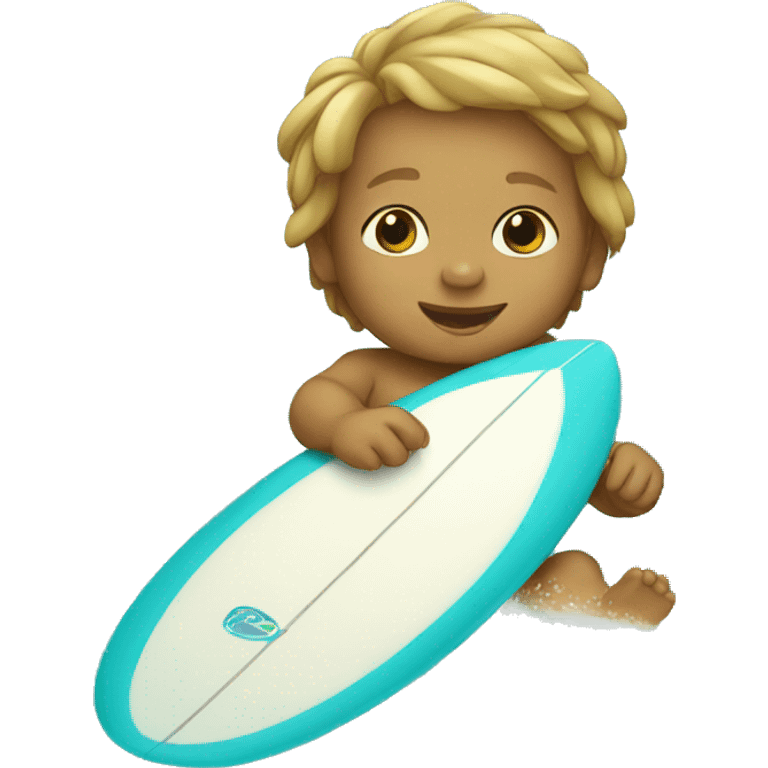 baby surfer emoji