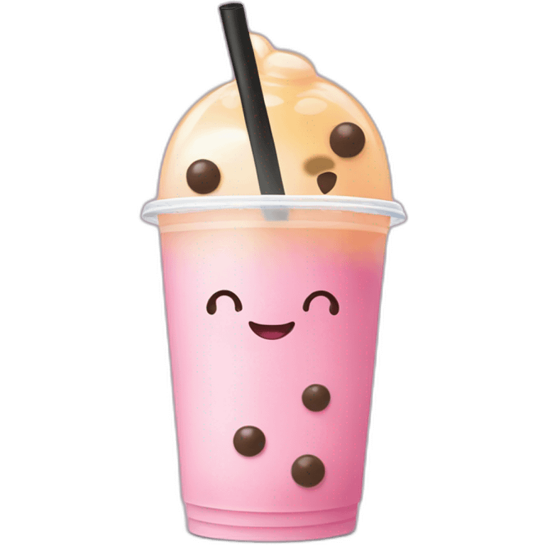 cute bubble tea emoji