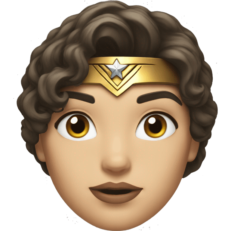 Wonder woman face emoji