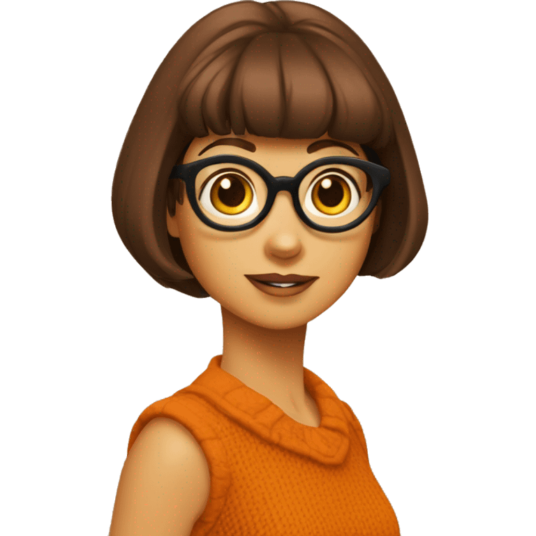 Velma Dinkley from Scooby Doo emoji