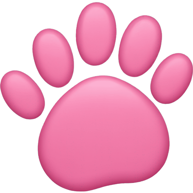 pink cat paw emoji