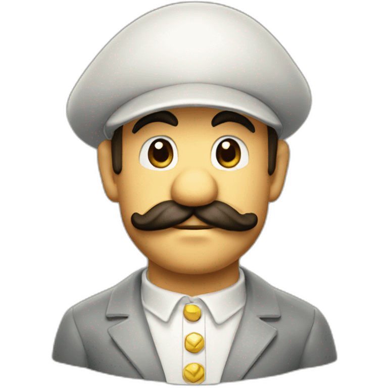 Elegant mario emoji