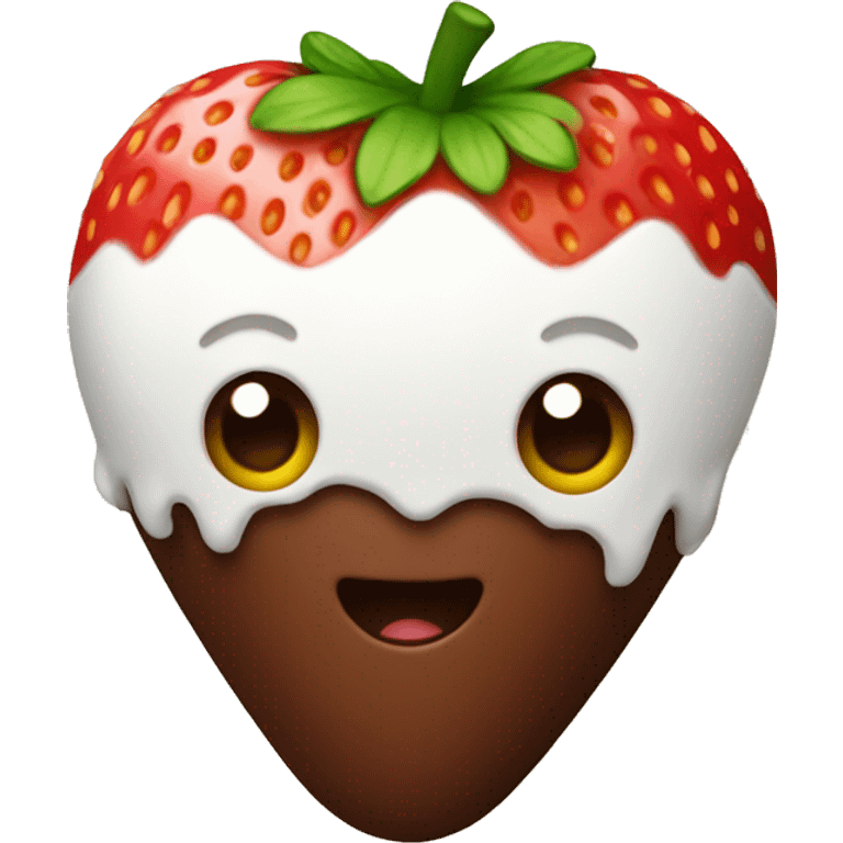 Chocolate Covered Strawberry emoji