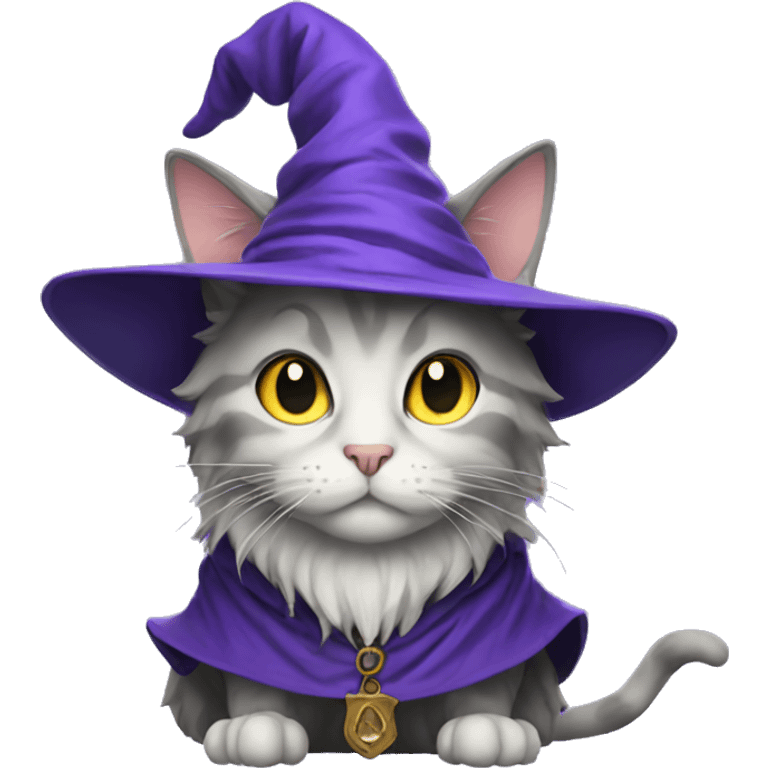 Wizard cat emoji