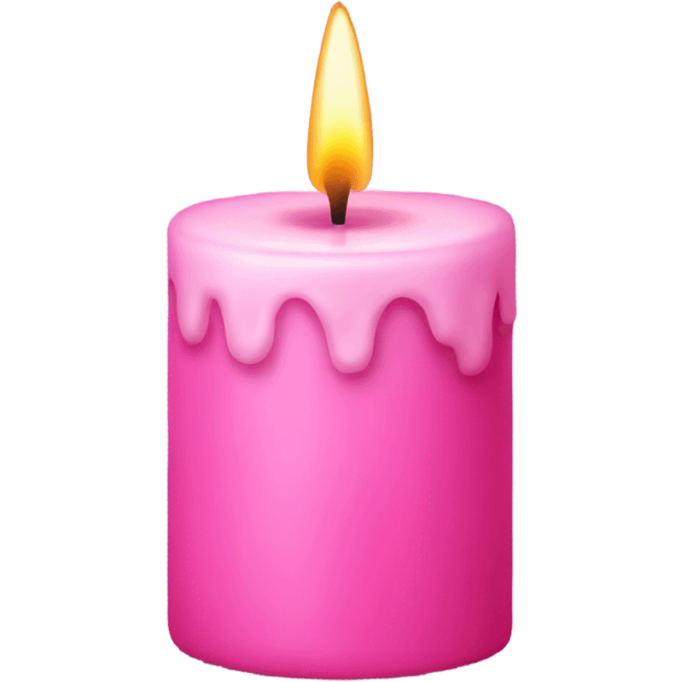 pink candle emoji