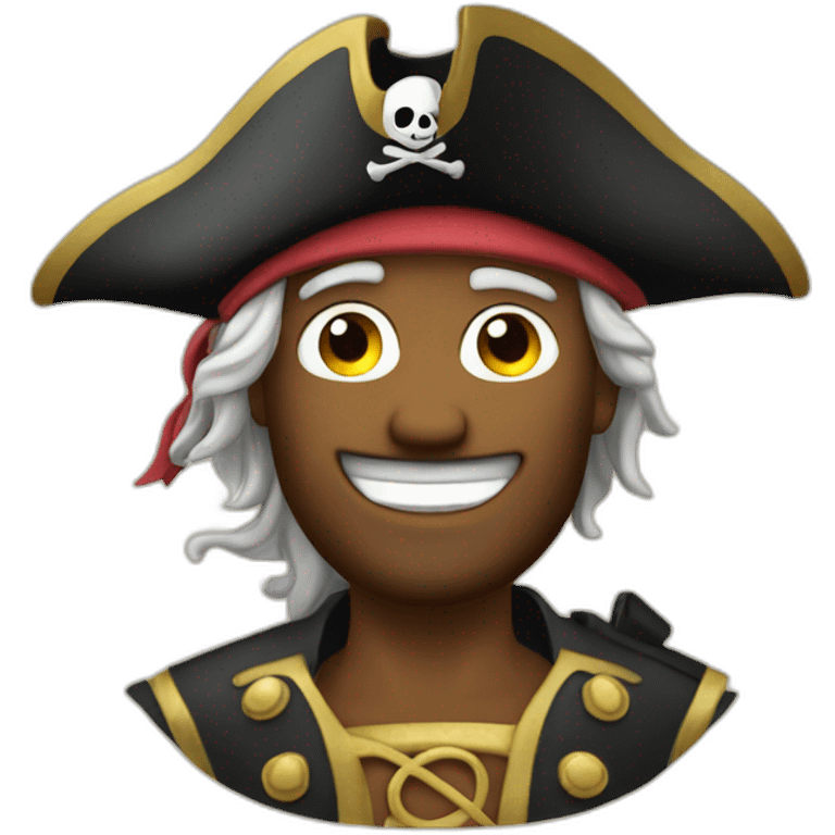 pirate on the helm emoji