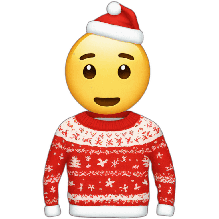 christmas sweater emoji