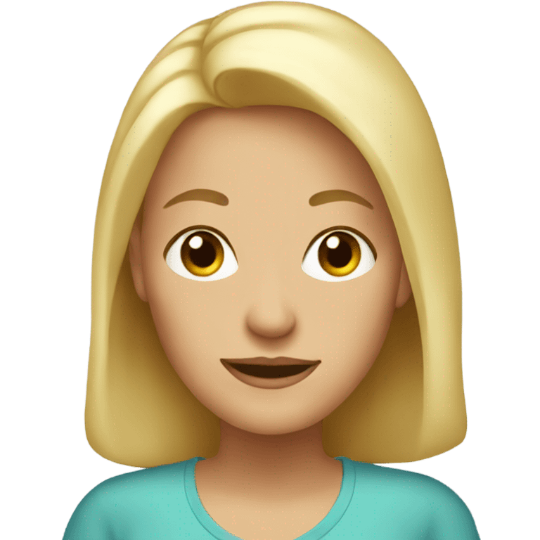 Blonde Mom emoji