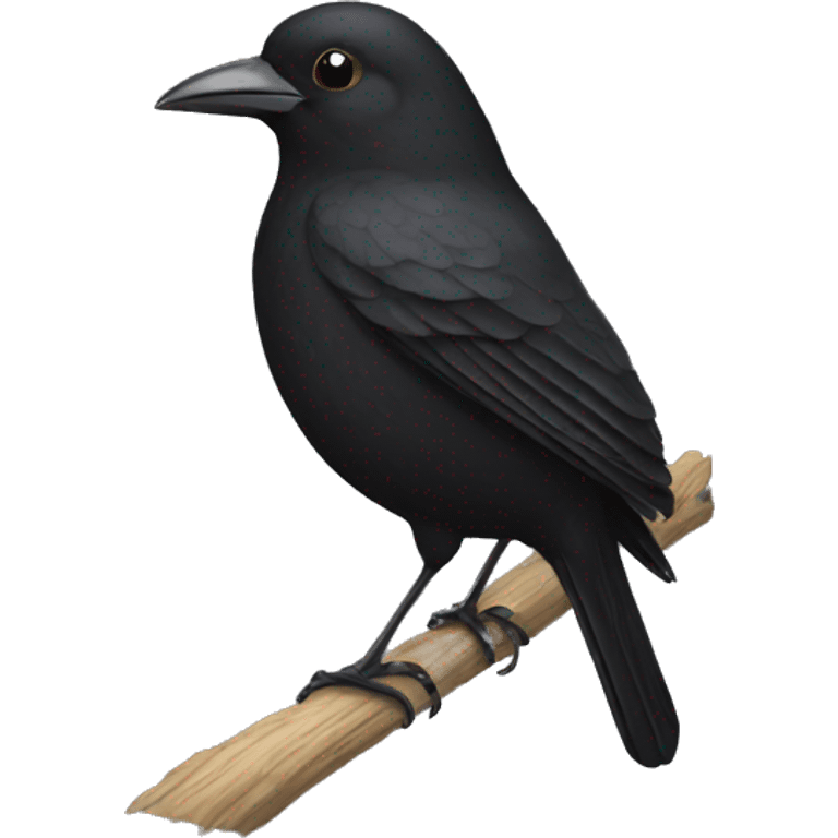 black bird emoji