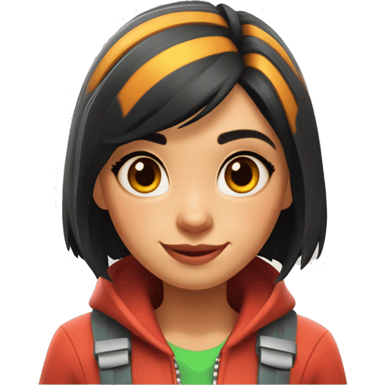 Female vanellope von schweetz in subway surfers emoji