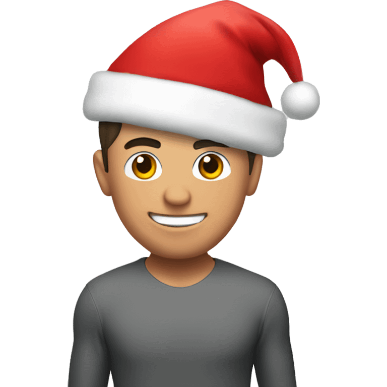 cristiano ronaldo with santa hat emoji