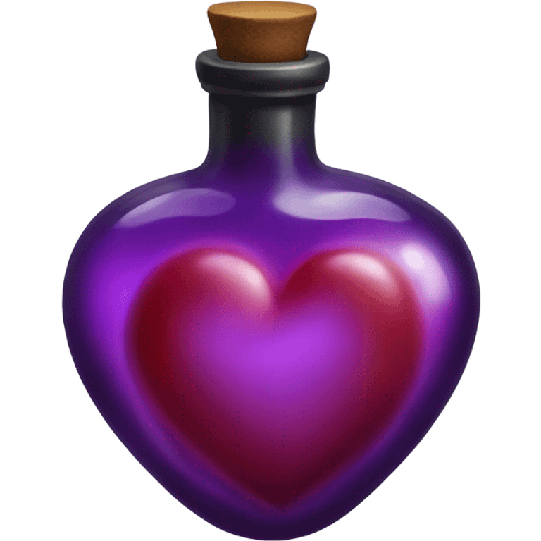 gothic heart potion  emoji