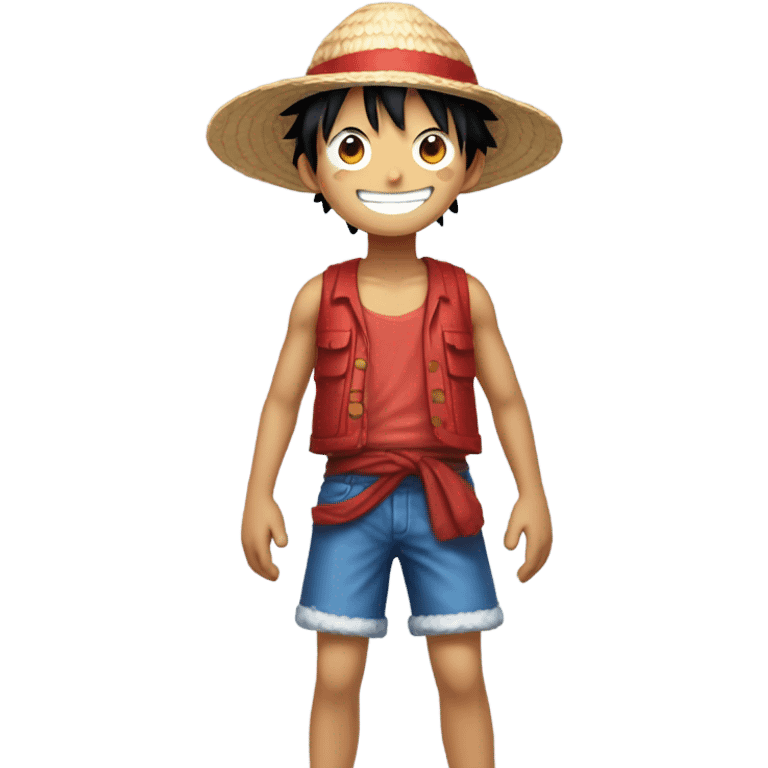 luffy from one piece emoji