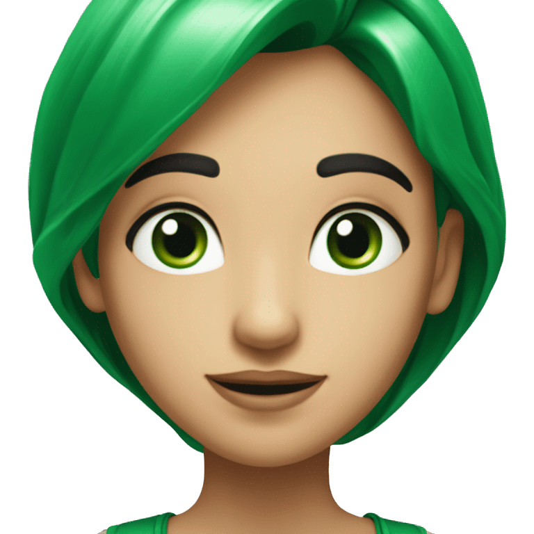 Un corazón verde esmeralda  emoji