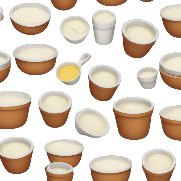 Pot with curd emoji