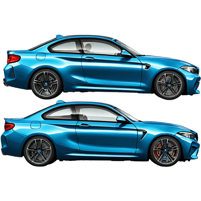 bmw m2 G87 blue emoji