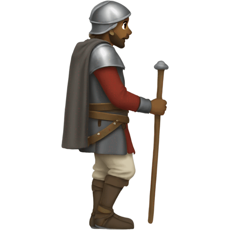 medieval walk sideview emoji