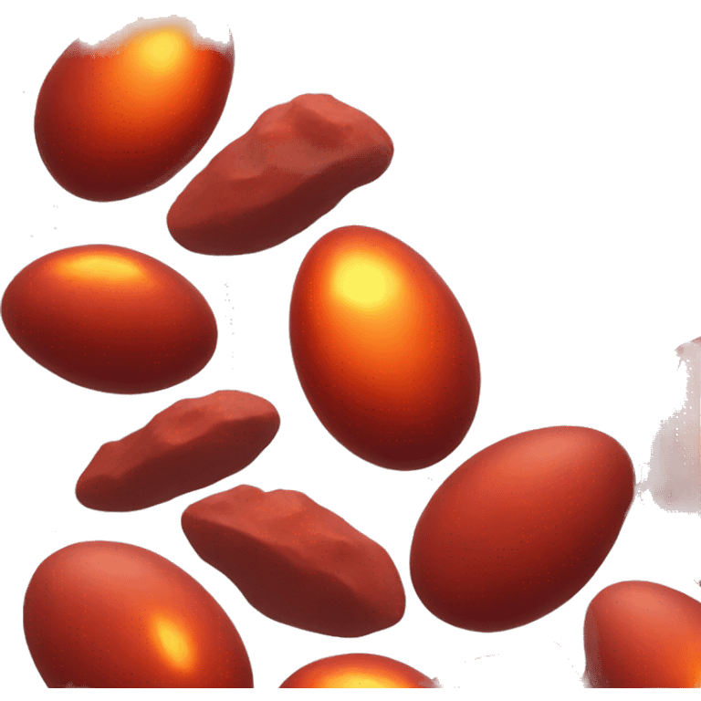 red lava egg emoji